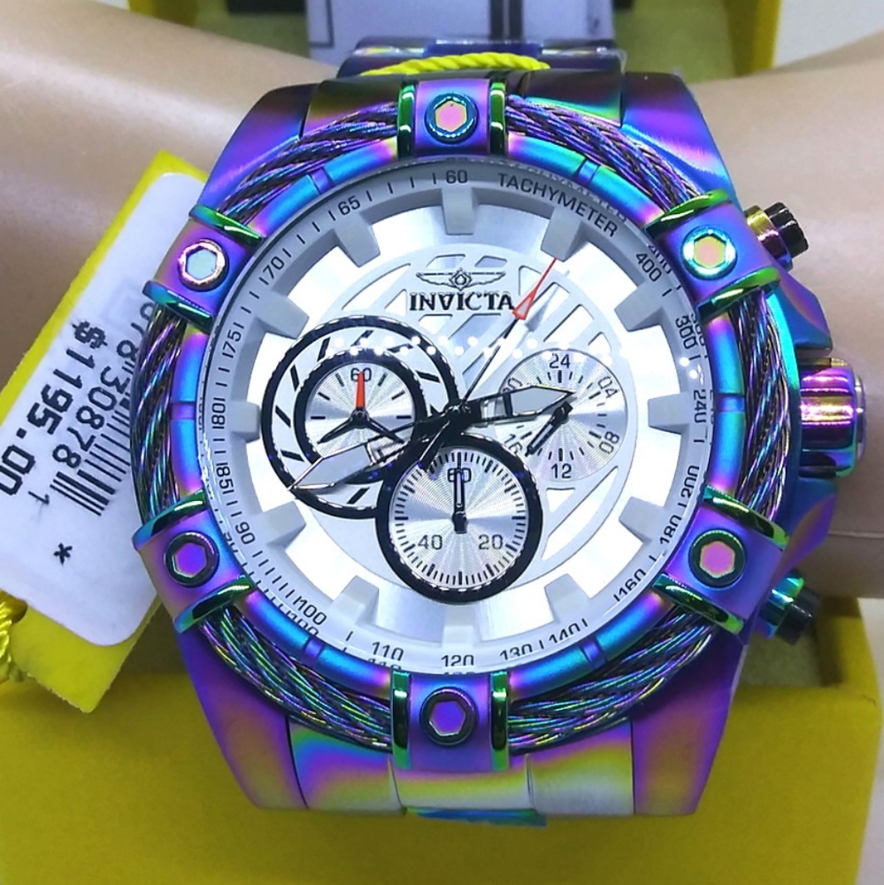 FIRM PRICE 100%-1 IN STOCK-Invicta bolt IRIDESCENT